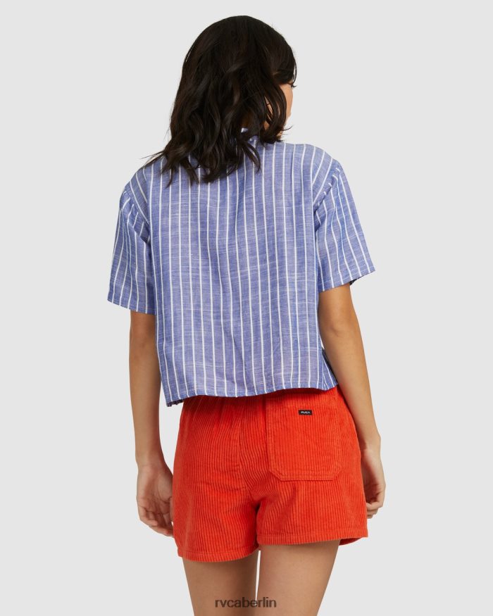 RVCA Nautisches Urlaubsshirt BF4L8X1564 Kleidung ultramarin Frauen