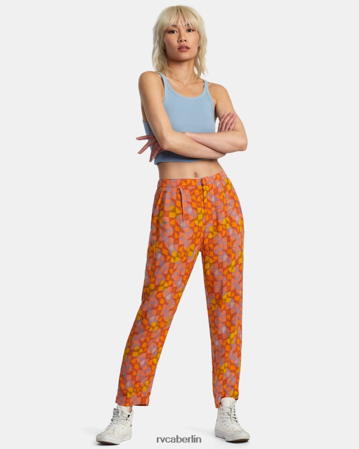 RVCA Blip-Hose BF4L8X1259 Kleidung Sandelholz Frauen