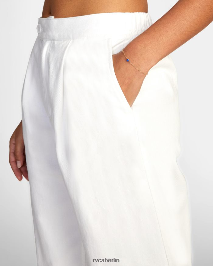 RVCA Pepa-Webhose BF4L8X1692 Kleidung flüstern weiß Frauen