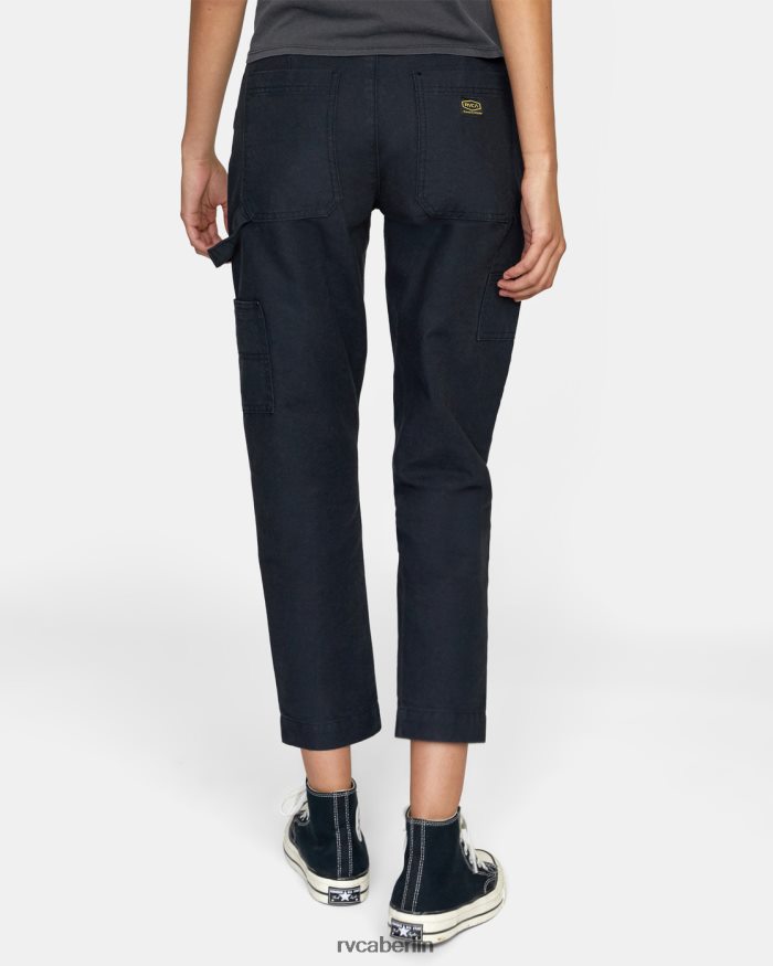 RVCA Rezessions-Arbeitshose BF4L8X772 Kleidung echtes Schwarz Frauen