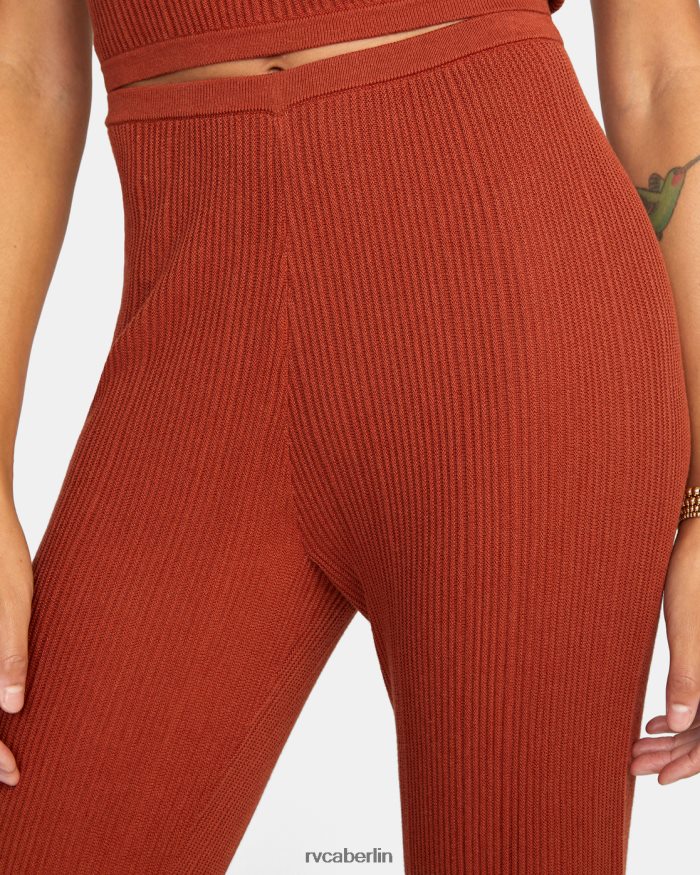 RVCA Swerve-Schlaghose BF4L8X1563 Kleidung arabisches Gewürz Frauen