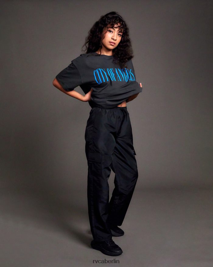 RVCA Swish Cargo-Trainingshose BF4L8X1577 Kleidung Schwarz Frauen