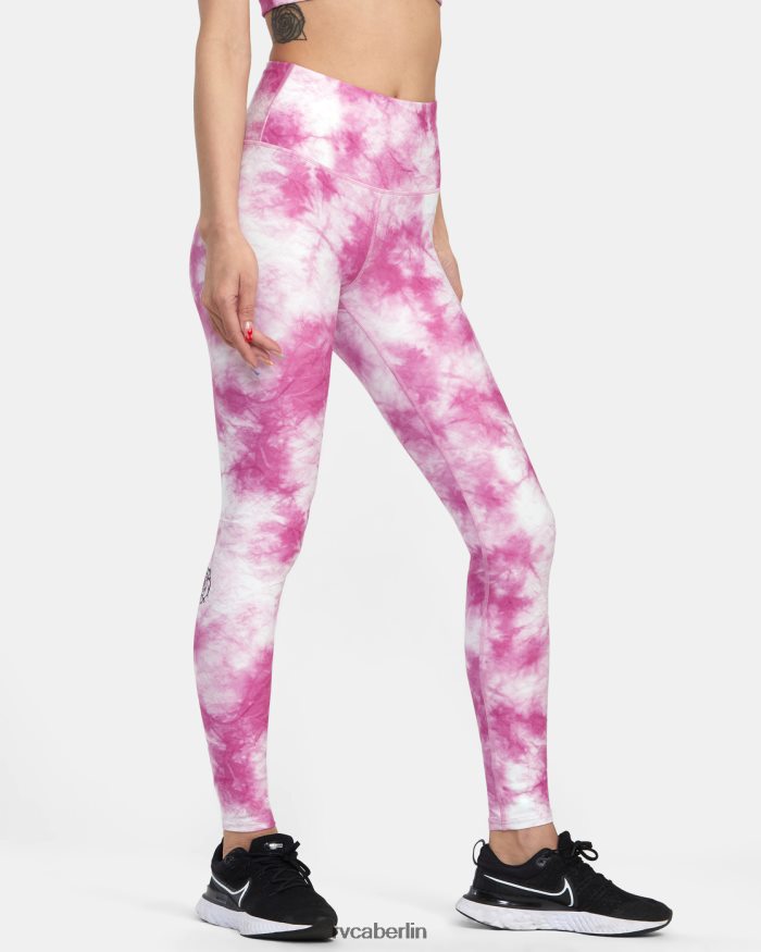 RVCA Thug Rose Essential Leggings mit hoher Taille BF4L8X1388 Kleidung Rosa Frauen