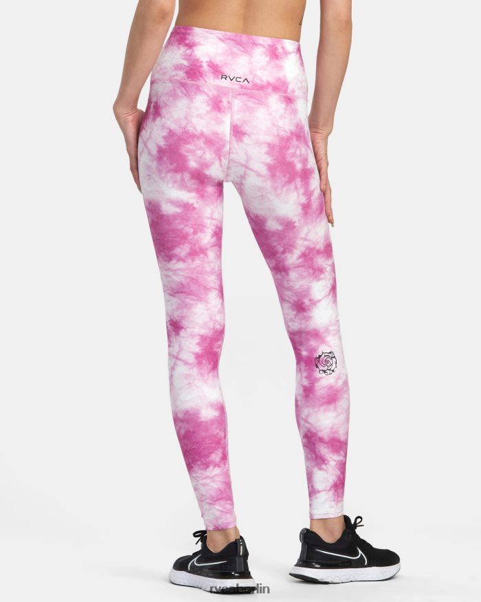 RVCA Thug Rose Essential Leggings mit hoher Taille BF4L8X1388 Kleidung Rosa Frauen