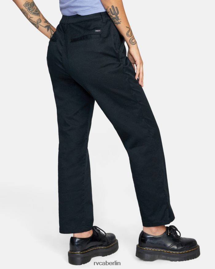 RVCA Wochenend-Stretchhose BF4L8X1300 Kleidung echtes Schwarz Frauen