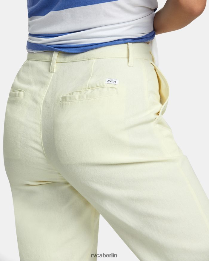 RVCA Wochenendhose aus Baumwolle BF4L8X1208 Kleidung natürlich Frauen
