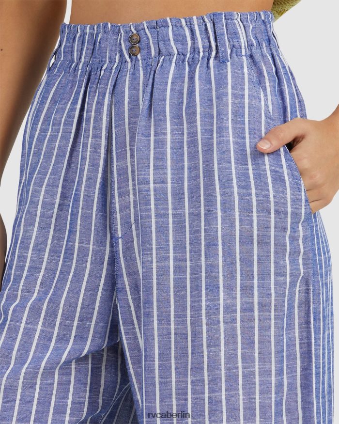 RVCA nautische Hose BF4L8X1676 Kleidung ultramarin Frauen