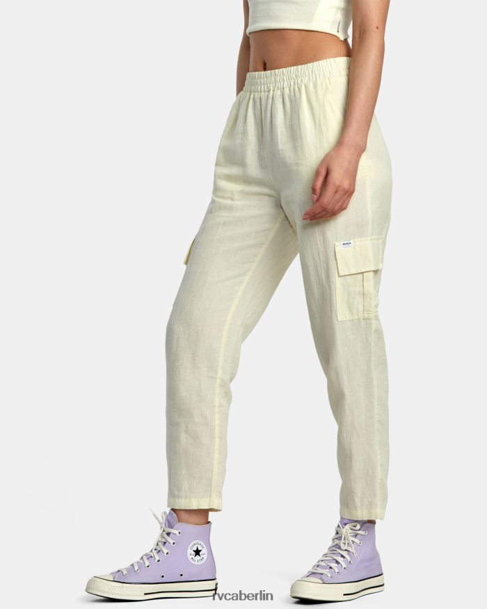 RVCA neue Yume-Cargohose BF4L8X1412 Kleidung Zitrone Frauen