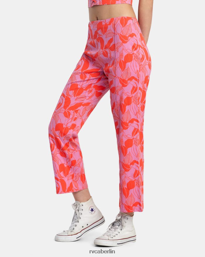 RVCA tropfende Hose mit hoher Taille BF4L8X1369 Kleidung Alpenveilchen Frauen