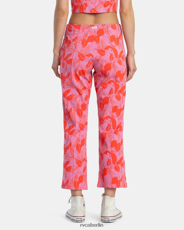 RVCA tropfende Hose mit hoher Taille BF4L8X1369 Kleidung Alpenveilchen Frauen