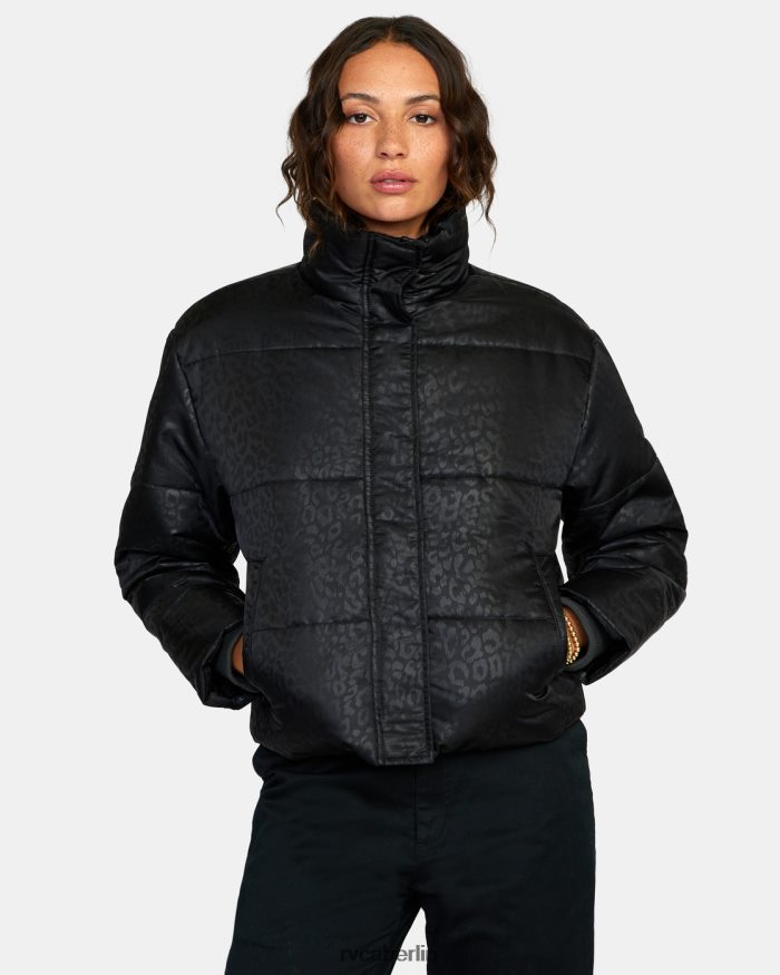 RVCA Eezeh-Pufferjacke BF4L8X1699 Kleidung Schwarz Frauen