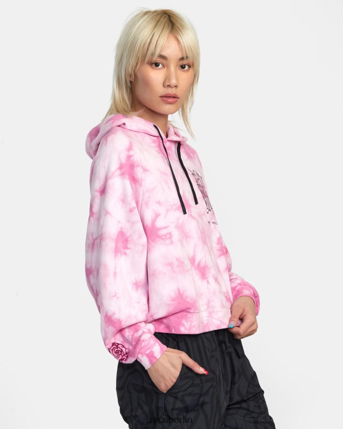 RVCA Kapuzenpullover mit Kapuze von Thug Rose BF4L8X1401 Kleidung Rosa Frauen