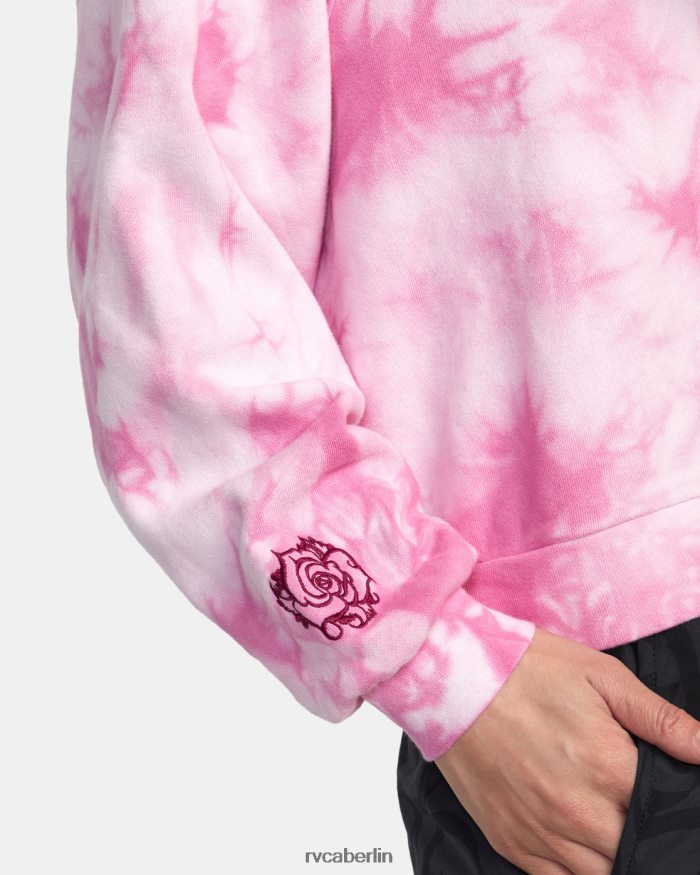 RVCA Kapuzenpullover mit Kapuze von Thug Rose BF4L8X1401 Kleidung Rosa Frauen