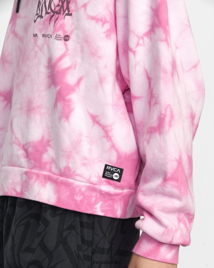 RVCA Kapuzenpullover mit Kapuze von Thug Rose BF4L8X1401 Kleidung Rosa Frauen