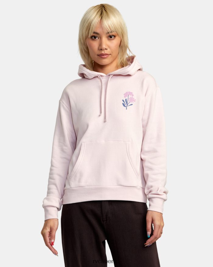 RVCA Kapuzenpullover mit blühendem Strahlenmuster BF4L8X1362 Kleidung lila Frauen
