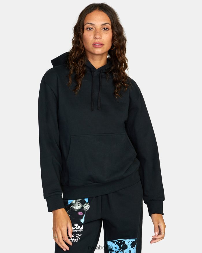 RVCA PTC-Kapuzenpullover BF4L8X1713 Kleidung Schwarz Frauen