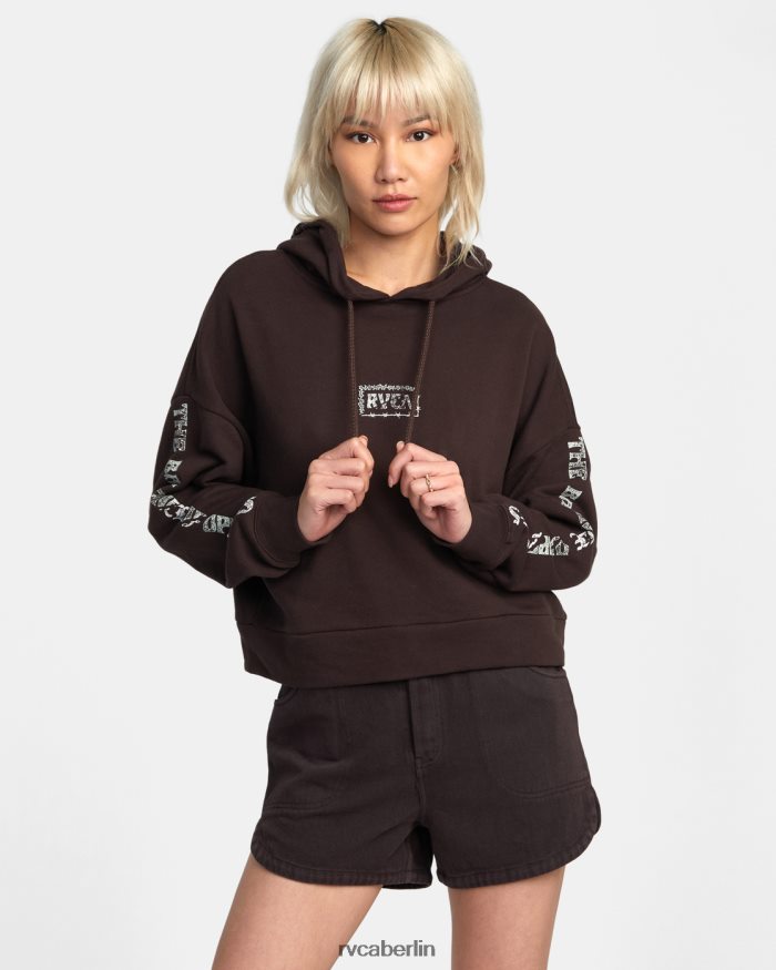 RVCA Splitter-Hoodie BF4L8X1333 Kleidung Java Frauen