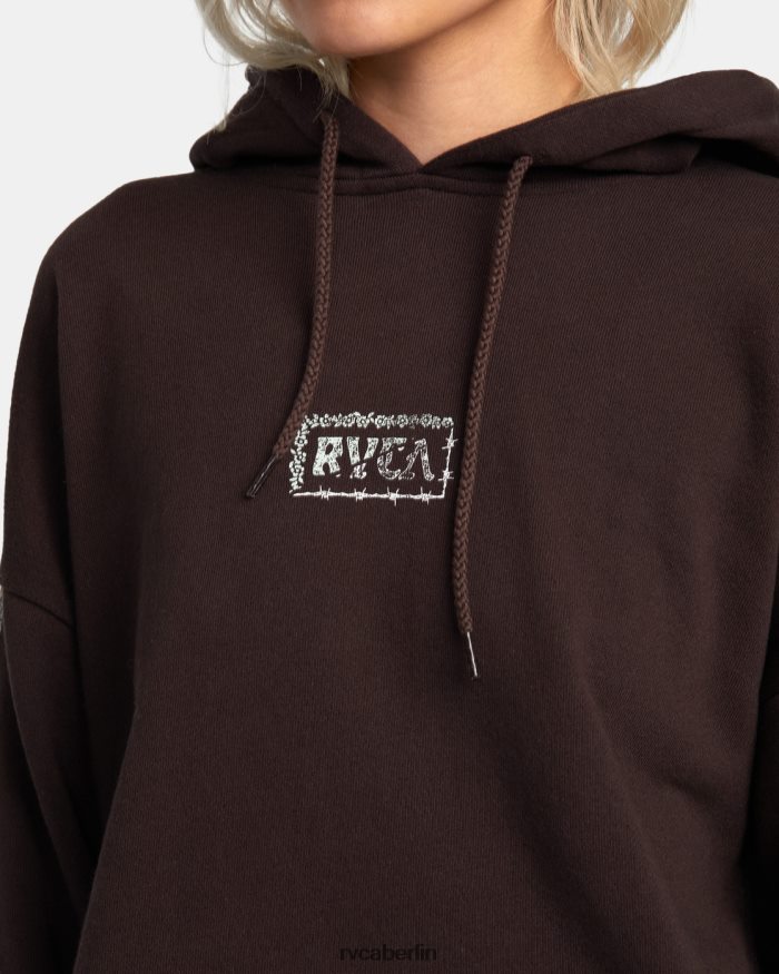 RVCA Splitter-Hoodie BF4L8X1333 Kleidung Java Frauen