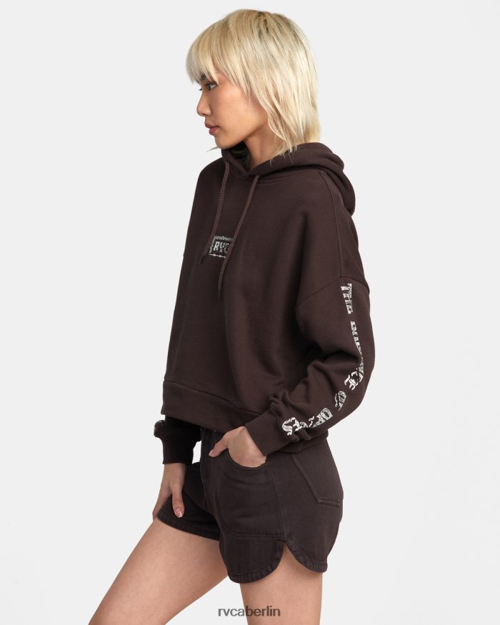 RVCA Splitter-Hoodie BF4L8X1333 Kleidung Java Frauen