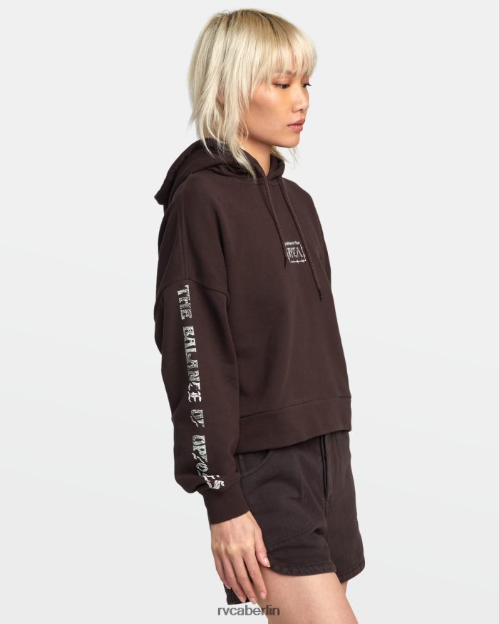 RVCA Splitter-Hoodie BF4L8X1333 Kleidung Java Frauen