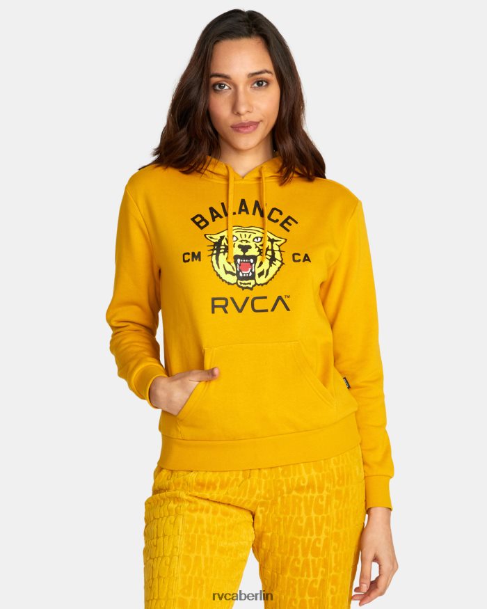 RVCA Staffel-Hoodie BF4L8X1709 Kleidung gelbbraunes Gold Frauen