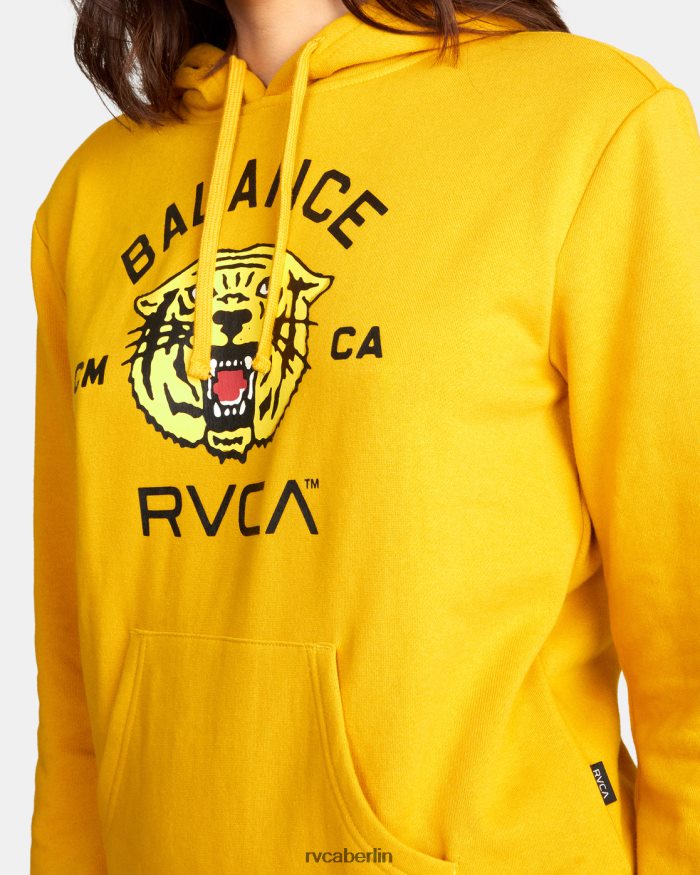 RVCA Staffel-Hoodie BF4L8X1709 Kleidung gelbbraunes Gold Frauen