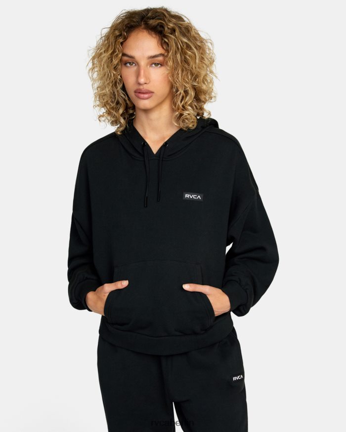 RVCA Va Essential Kapuzenpullover BF4L8X1729 Kleidung Schwarz Frauen