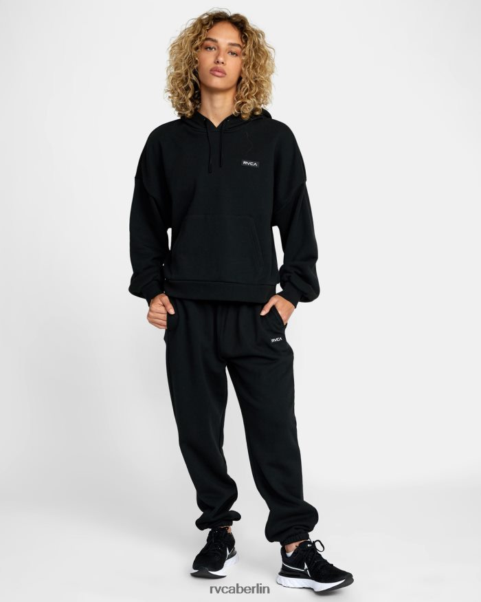 RVCA Va Essential Kapuzenpullover BF4L8X1729 Kleidung Schwarz Frauen