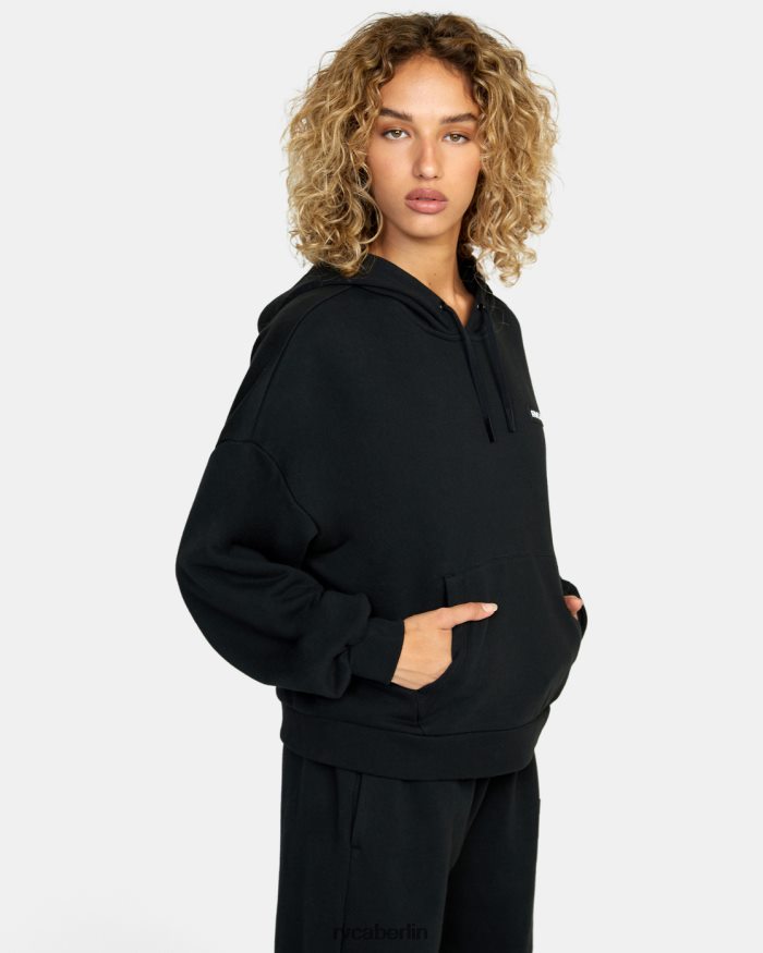 RVCA Va Essential Kapuzenpullover BF4L8X1729 Kleidung Schwarz Frauen