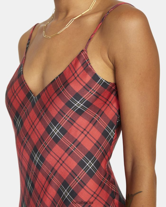 RVCA Blake Mini-Slipkleid BF4L8X1652 Kleidung Chrysantheme Frauen