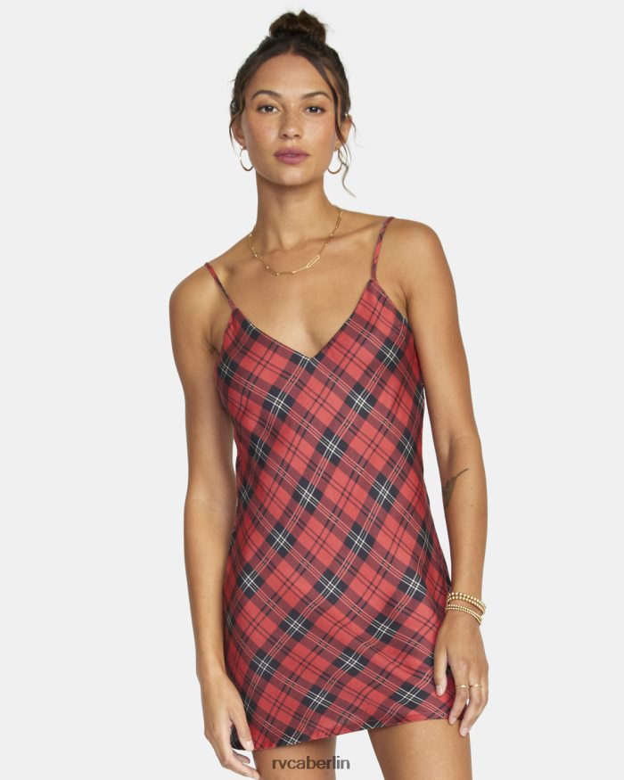 RVCA Blake Mini-Slipkleid BF4L8X1652 Kleidung Chrysantheme Frauen