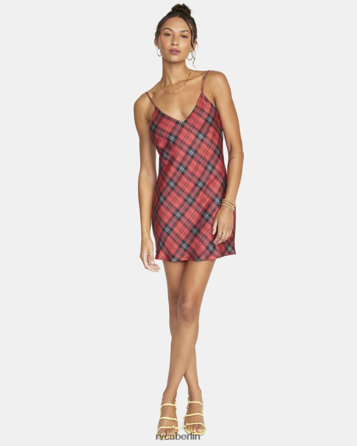 RVCA Blake Mini-Slipkleid BF4L8X1652 Kleidung Chrysantheme Frauen