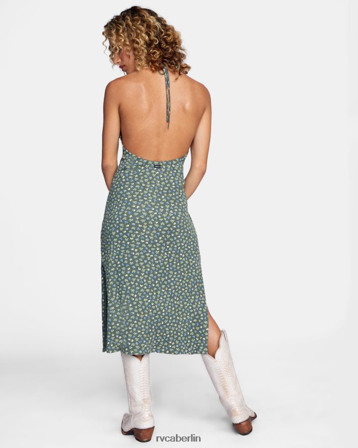 RVCA Endlos lustiges Midikleid BF4L8X1697 Kleidung Kaktus Frauen