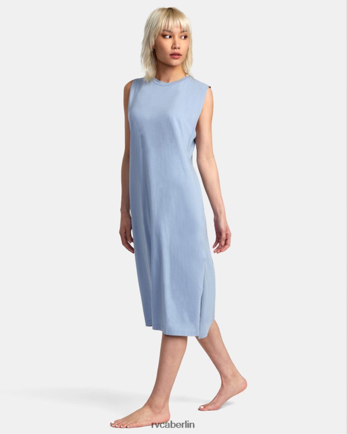 RVCA Flexin-Coverup-Kleid BF4L8X1258 Kleidung staubiges Blau Frauen