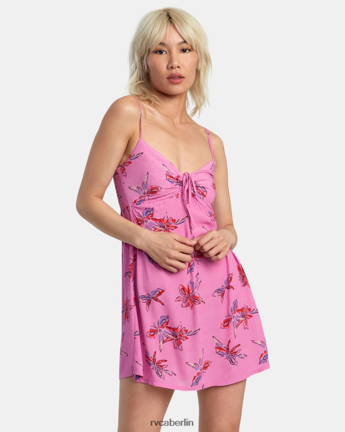 RVCA Hau Tree ärmelloses Kleid BF4L8X1380 Kleidung Alpenveilchen Frauen