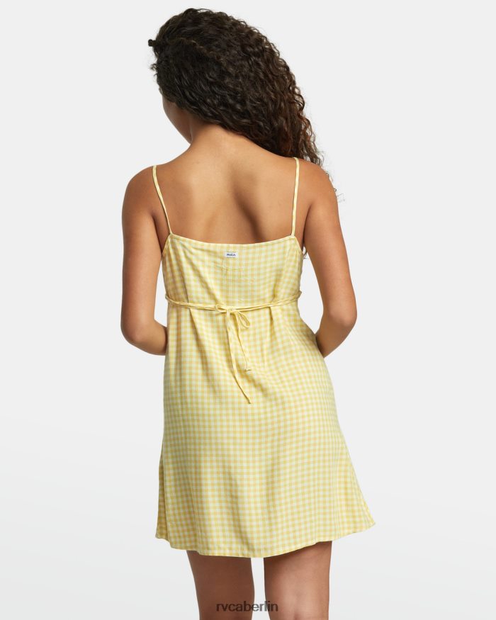 RVCA Hillside-Minikleid BF4L8X1191 Kleidung golden Frauen