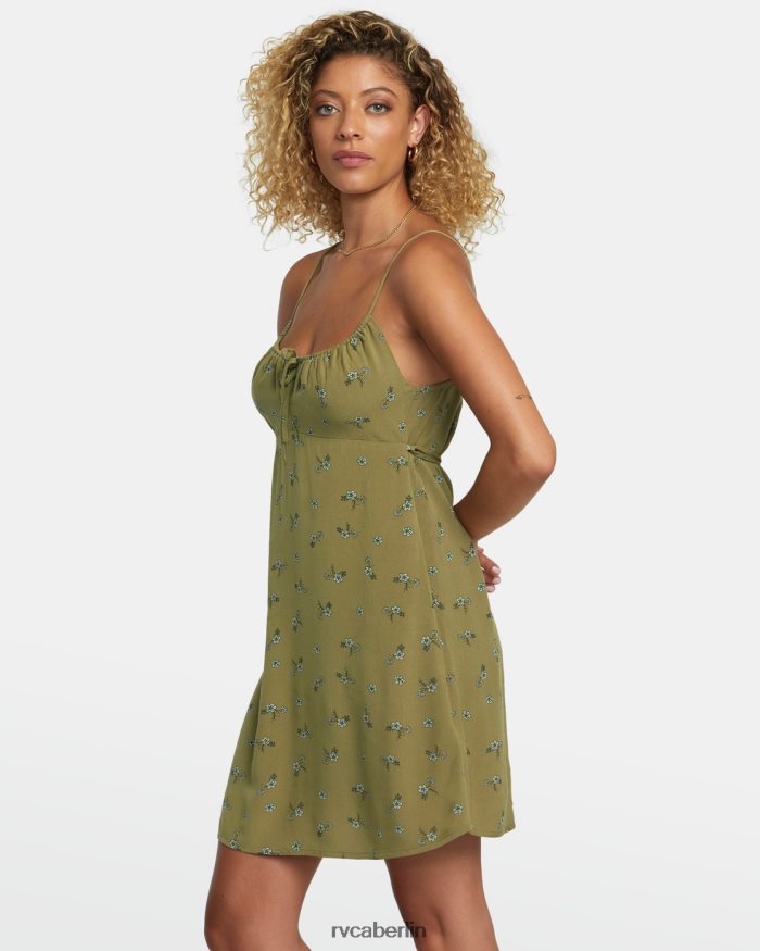 RVCA Hillside-Minikleid BF4L8X1224 Kleidung Aloe Frauen