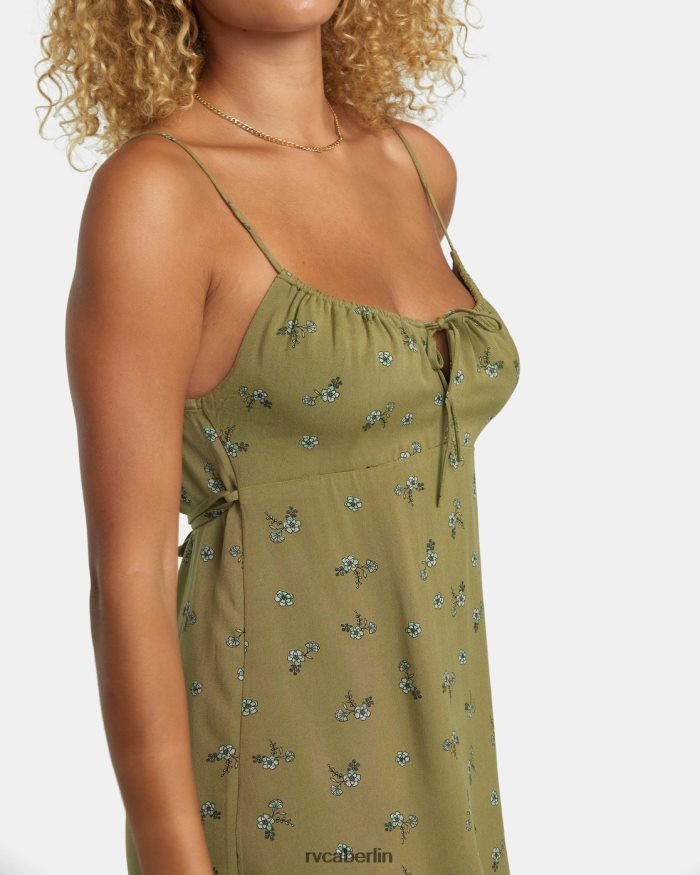 RVCA Hillside-Minikleid BF4L8X1224 Kleidung Aloe Frauen