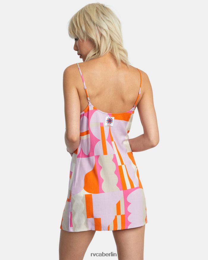 RVCA Jesse braunes Minikleid BF4L8X1007 Kleidung Lavendel Frauen