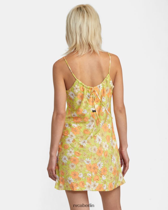 RVCA Macarthur-Midikleid BF4L8X1438 Kleidung Limeade Frauen