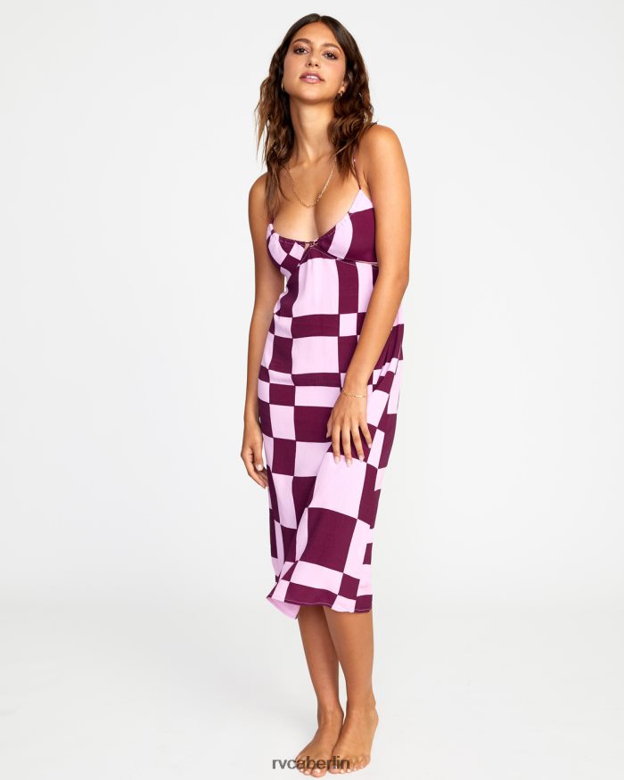 RVCA Midikleid ohne Urteil BF4L8X1475 Kleidung Orchidee Frauen