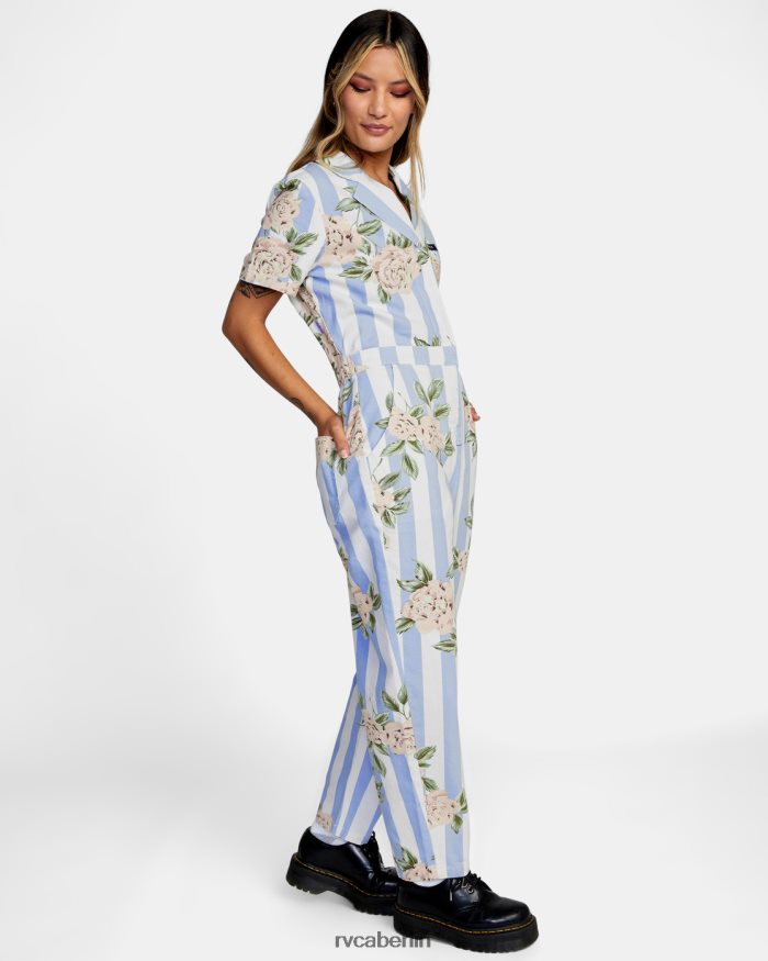 RVCA Nachtschicht-Overall BF4L8X1644 Kleidung Wolke Frauen