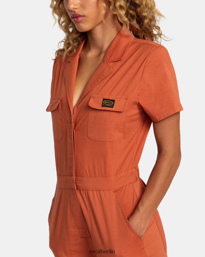 RVCA Overall aus der Rezessionskollektion BF4L8X1018 Kleidung Sandelholz Frauen