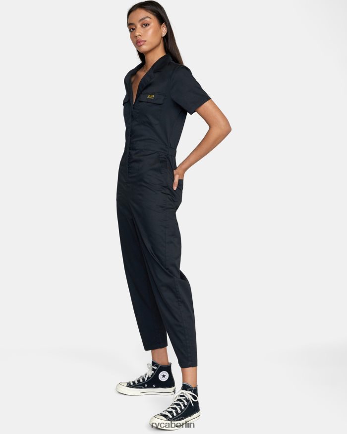 RVCA Overall aus der Rezessionskollektion BF4L8X833 Kleidung Schwarz Frauen