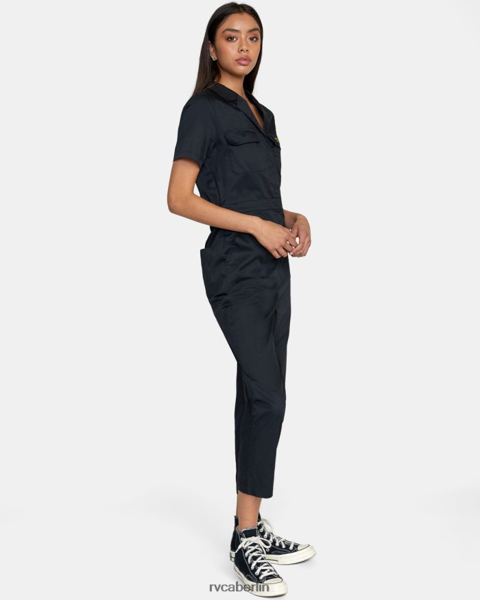 RVCA Overall aus der Rezessionskollektion BF4L8X833 Kleidung Schwarz Frauen