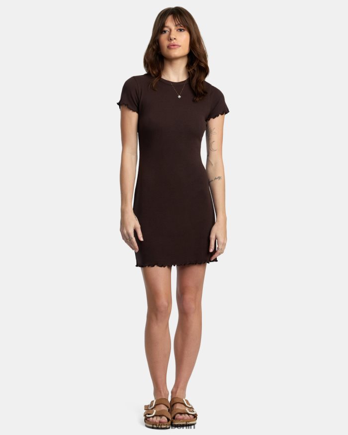 RVCA Rover-Rippenstrickkleid BF4L8X1342 Kleidung Java Frauen