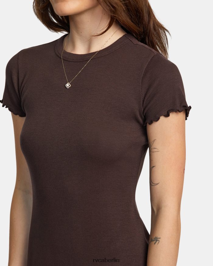 RVCA Rover-Rippenstrickkleid BF4L8X1342 Kleidung Java Frauen