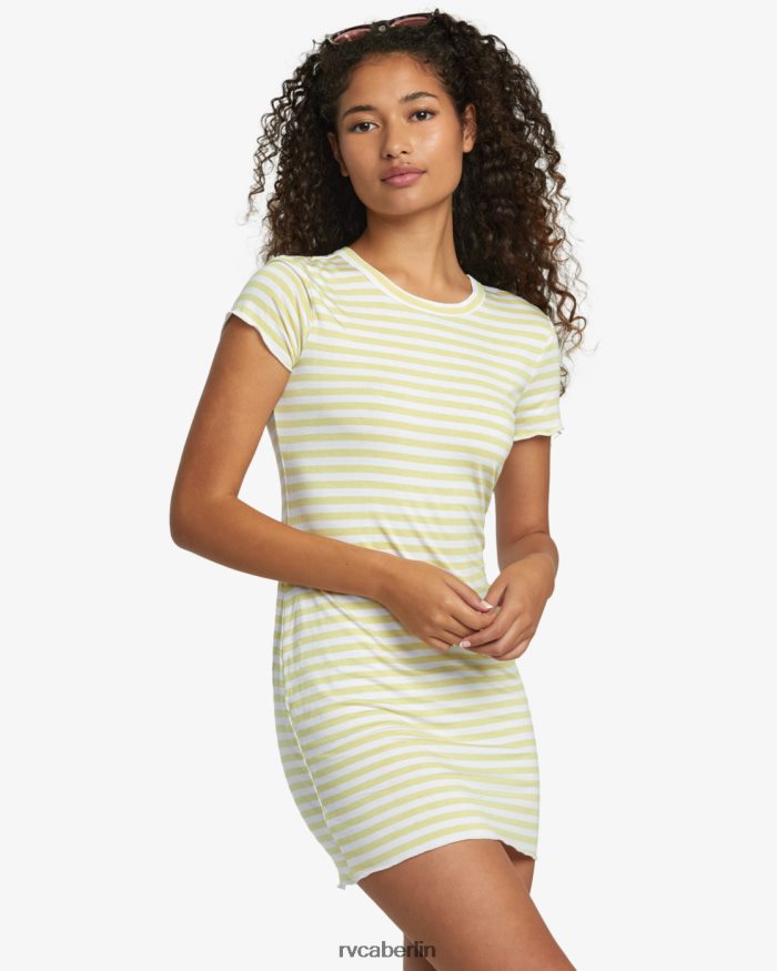 RVCA Rover-T-Shirt-Kleid BF4L8X1183 Kleidung golden Frauen