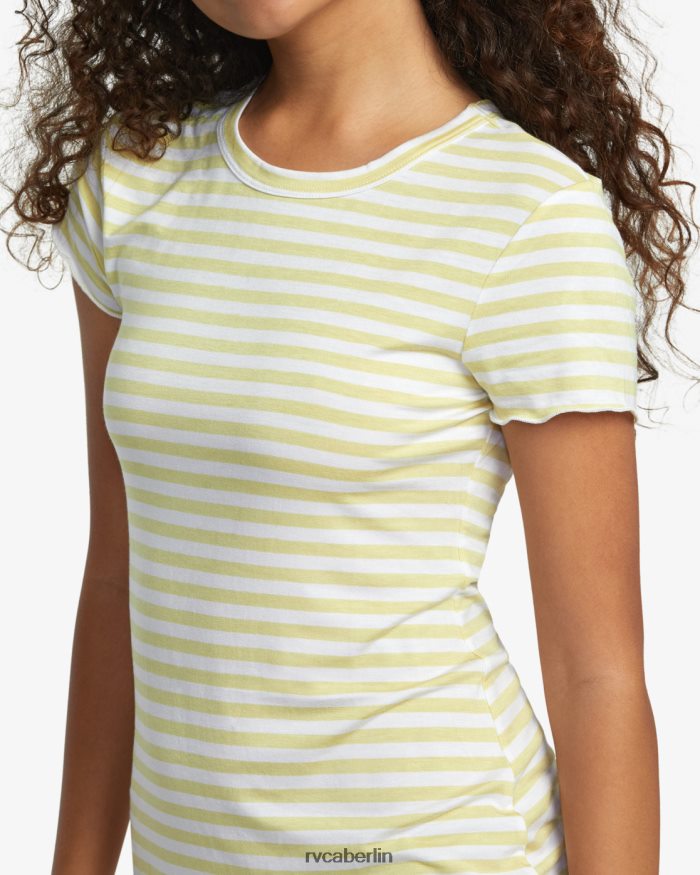 RVCA Rover-T-Shirt-Kleid BF4L8X1183 Kleidung golden Frauen
