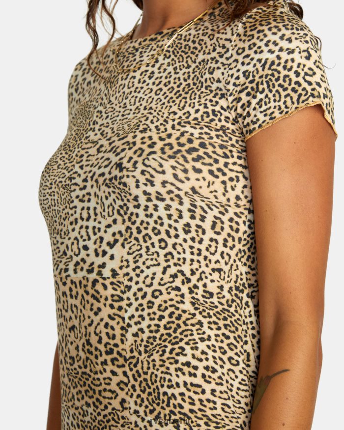 RVCA Rover-T-Shirt-Kleid BF4L8X1594 Kleidung multi Frauen
